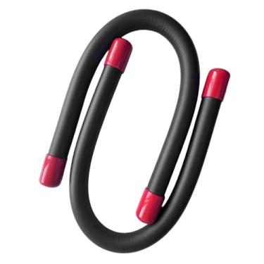 Imagem de oshhni Pulseira de peso de pulso com 2 peças, pesos de braço, elegantes para homens e mulheres, pesos de tornozelo, de perna para exercícios, fitness, Preto Vermelho