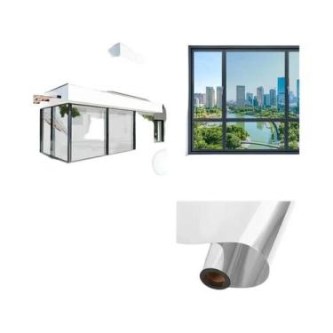 Imagem de Película De Vidro Isolante Espelhada Unidirecional Para Proteção Solar