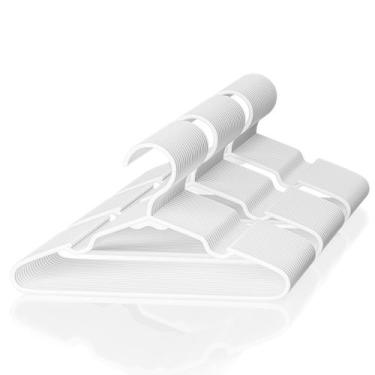 Imagem de Cabides para bebês VTRIN, pacote com 60, plástico rígido de grande cap