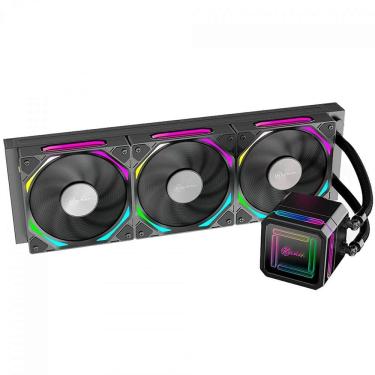 Imagem de Water Cooler Kalkan Delta 360 ARGB, 360mm, Wireless, Intel-AMD, Preto