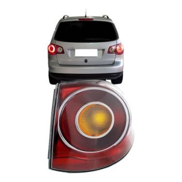 Imagem de Lanterna Traseira Carcaça Porta Lado Direito LD Compatível com Spacefoxx 2007 a 2010 Substituição Automotiva Encaixe Preciso Acabamento Resistente Visual Renovado