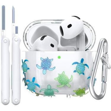 Imagem de Capa de capa compatível com AirPods de 4ª geração 2024 - QINGQING