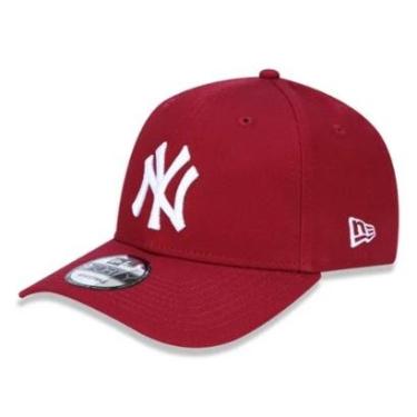 Imagem de Boné New Era New York 9Forty A-Frame Snapback Bordô-Masculino