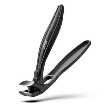 Imagem de Cortador de unhas BEZOX para idosos com trava de segurança preta