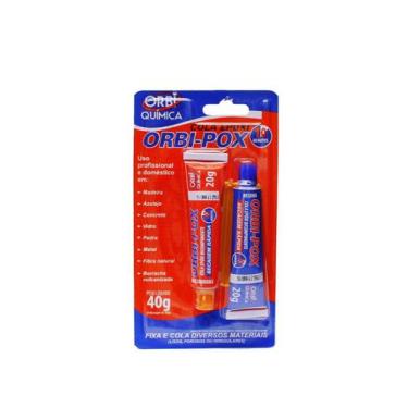 Imagem de Adesivo Cola Epóxi Orbi-pox 10min 40g (tipo Araldite)