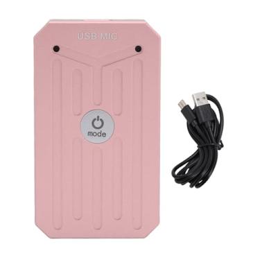 Imagem de Zyyini Microfone USB, Redução de Ruído 2 Canal 360 ° Micro de Computador Omnidirecional, Gravação Em HD, para Chamadas de Vídeo Gravador de Trabalho Gaming (Golden rosa)