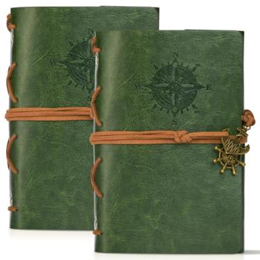 Imagem de Lightwish Caderno de aquarela, pacote com 2 30 folhas, 100% algodão, 300 gsm/63,5 kg, caderno de desenho de viagem sem ácido para artistas/estudantes, 8 x 12 cm