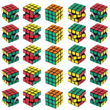 Imagem de Brinquedo de festa Mini Cube Puzzle 3x3x3, pacote com 24 unidades para