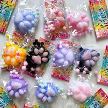 Imagem de Brinquedos squishy Sensoriais patinha de Gato, Soft PVC Presentes - No