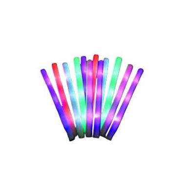 Imagem de Bastao Neon Led Espuma Tubular Ideal Para Festas Formatura Casamentos Balada Rave Facilita Fotos E Atmosfera(30)