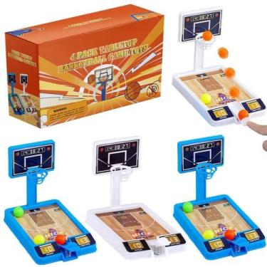 Imagem de Pacote estimado de 4 jogos de basquete de mesa para crianças e adultos