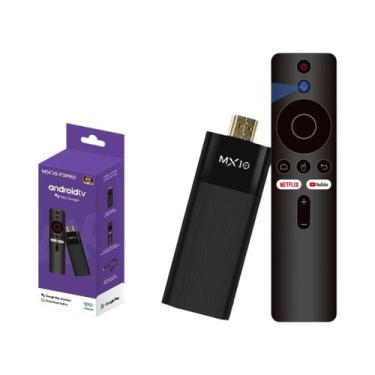 Imagem de Android 13.0 TV Stick MX10 F3 pro 2GB+16GB Quad Core ARM Cortex A53 Su