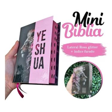 Imagem de 3X Mini Bíblia Feminina Infantil De Bolsa Com Índice Letra P