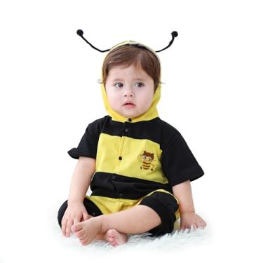 Imagem de Dressy Daisy Macacão para bebês meninos, fantasia de aniversário, fantasia de festa extravagante, macacão tamanho 1 a 24 meses, Estilo C, 18-24 Meses