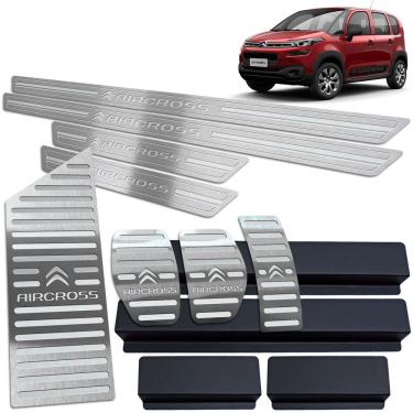Imagem de Vinil Soleira Pedaleira Descanso Aircross 2017 A 2019 Manual