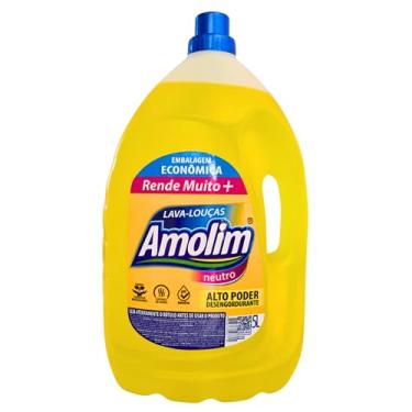 Imagem de Detergente Lava Louças Neutro Concentrado 5 Litros Amolim – Desengordurante Líquido para Cozinha e Limpeza Geral