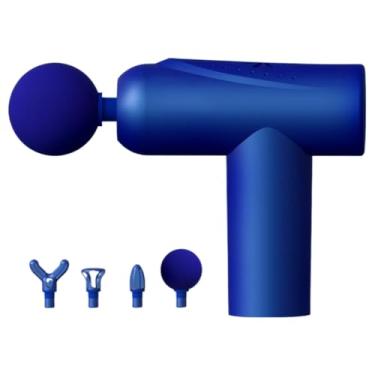 Imagem de Pistola Massageadora Muscular Elétrica Profissional Portátil De Alta Frequência Massagem(Azul)