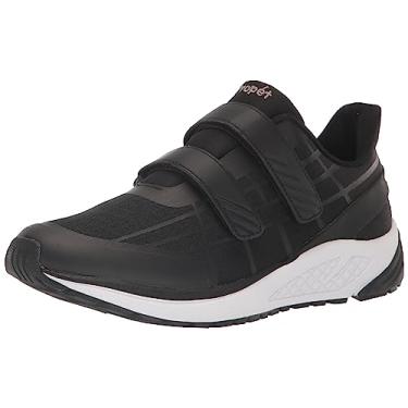 Imagem de Propét Tênis feminino Propet One Twin Strap Cross Trainer, Preto/cinza, 6 Wide