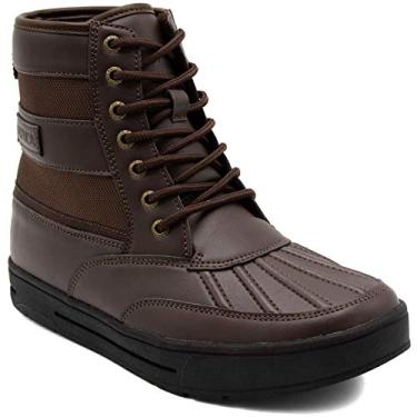 Imagem de Nautica Botas de Neve Masculinas Sullivan com Cadarço para Inverno Isolamento de Pato Calcanhar, Marrom, 12