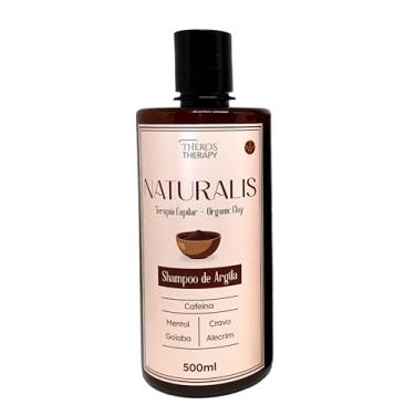 Imagem de Theros Therapy Naturalis Shampoo de Argila com Cafeína, Mentol e Alecrim, Terapia Capilar Orgânica, 500ml