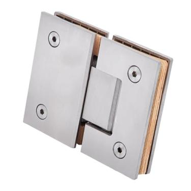 Imagem de BLWOTMOR Dobradiça de Armário, Porta de Vidro, Dobradiça de 180 Graus, Iate, Sala de Estar, Portão de Trailer, Dobradiças de Escritório, Suave, Dobradiça