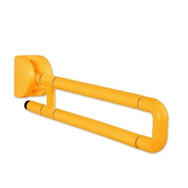 Imagem de Corrimãos de segurança dobráveis para vaso sanitário, barra de apoio dobrável antiderrapante de cobre, barra de apoio dobrável antiderrapante de segurança de cobre com apoio de mão