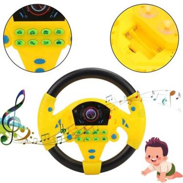 Imagem de Volante Infantil Com Botões De Som E Luz Divertida - Rick Imports