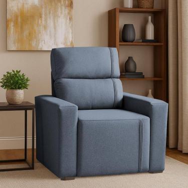 Imagem de Poltrona Retratil e Reclinavel Com Porta Copo Maisa Grafitte