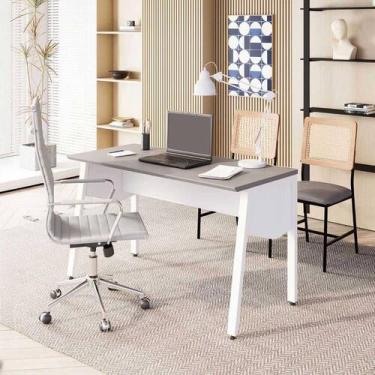 Imagem de Escrivaninha Escritório 1,20m com Tampo Chanfrado F5 Office - F5 Offic