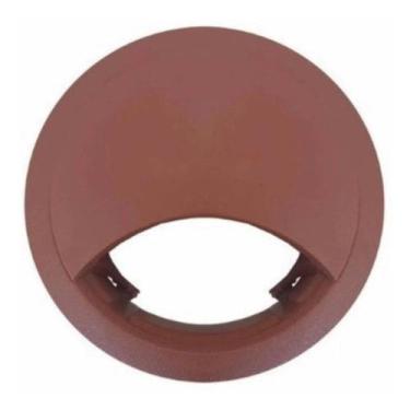 Imagem de Acabamento Passa Fio Mesa Computador Marrom 46mm Kit 04 Pçs - comercia