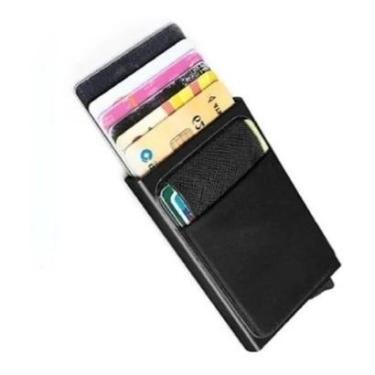 Imagem de Carteira Aners Porta Cartão Automática Rfid Porta Dinheiro Masculina-Masculino