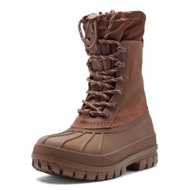 Imagem de Hunter Bota de chuva feminina impermeável Skylar, Couro natural escuro, 36