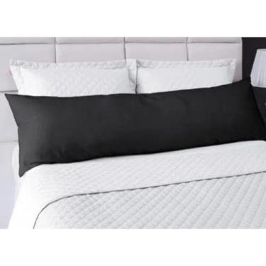 Imagem de Almofadas decorativas, fronhas e enchimentos de espuma macia e limpa, almofadas decorativas (PRETO)