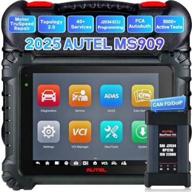 Imagem de Autel Scanner OBD2 MaxiSys MS909 versão 2024 para diagnóstico de todos os sistemas, MK900 BT MS908S Pro MK908P MS Elite, codificação/programação ECU, teste ativo, 36 serviços de manutenção, Lite of