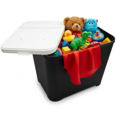 Imagem de Caixa Organizadora Para Armazenamento 15 KG Livros Ferramentas Brinquedos