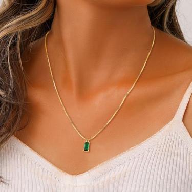 Imagem de Colares femininos com pingente infinito com cristais de pedra do mês de nascimento, joias presentes para esposa aniversário ou Natal, 26inches, Aço inoxidável, Sem Pedra Preciosa