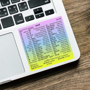 Imagem de Adesivos para laptop decoração de parede para laptop, computador, papelaria, mesa, impermeável, durável, 2 peças, estilo 1