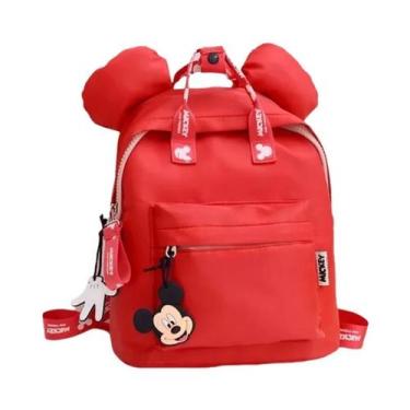 Imagem de Mochila Escolar Disney Mickey Mouse Para Crianças, Pequena E Luxuosa, 