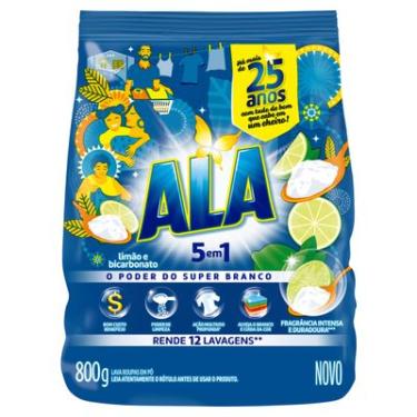 Imagem de LAVA-ROUPAS EM PÓ 5 EM 1 LIMÃO E BICARBONATO ALA PACOTE 800G