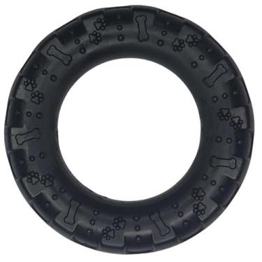Imagem de Brinquedo Mordedor Pneu Maciço Preto Cachorro Pet Grande - Jaraguá Pet