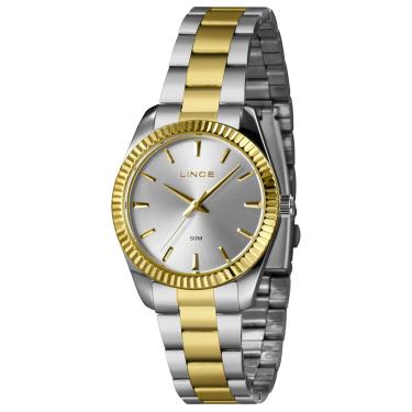 Imagem de Relógio Lince Feminino Ref:Lrtj161l36 S1sk Clássico Bicolor