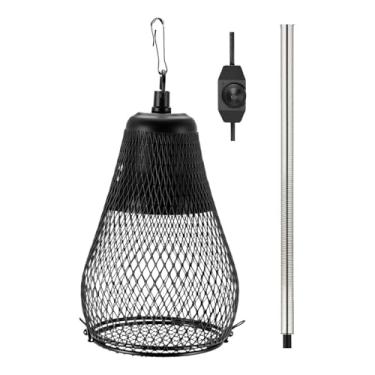 Imagem de Generic Tampa de lâmpada de aquecimento para répteis, cúpula de luz de aquecimento para répteis e tartarugas, plugue da UE, suprimentos para camaleão,