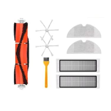 Imagem de Compatible With Xiaomi Mi Robot Vacuum Mop 2 STYTJ03ZHM Filter Mop Cloth Mijia Robot Vacuum Cleaner Accessories Main Side Brush Spare Parts(Light green)