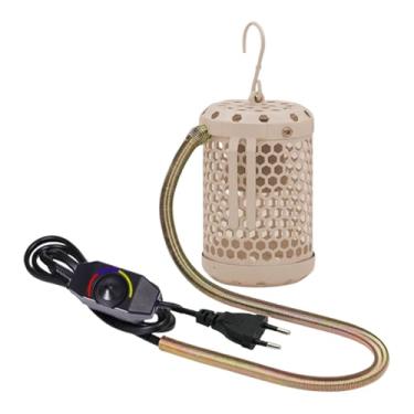 Imagem de Gralara Abajur para lâmpada de aquecimento de répteis (lâmpada não incluída) Abajur mais quente para gaiola de pássaros, Temperatura Ajustável