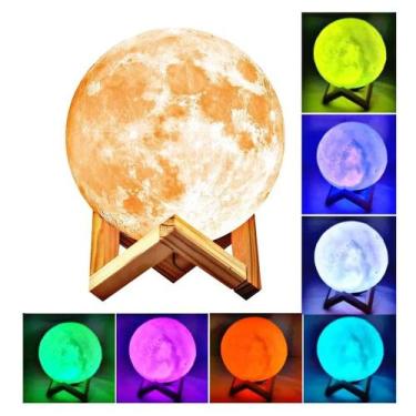 Imagem de luminária de mesa lua Cheia - LUATEK