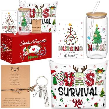 Imagem de Weysat Conjunto de presentes de Natal para mulheres, presentes cristãos e enfermeiras para mulheres, ideias de amizade com base na fé, presente para Natal, aniversário, dia dos namorados, Páscoa, dia