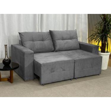 Imagem de Sofá Retrátil 1,80 m Cinza 605 Esther - Alpoim