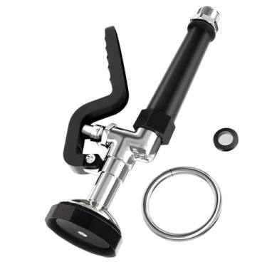 Imagem de Válvula de pulverização de pré-enxágue para lavar louça: Substituição da cabeça do pulverizador de torneira comercial BESTJEEF - Bocais de pulverizador de alta pressão para limpeza de pia de cozinha