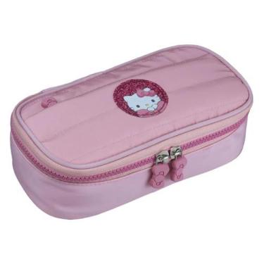 Imagem de Estojo Escolar Multi Hello Kitty Teen - Puffer Glitter - 15441 - Xeryu