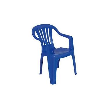 Imagem de Cadeira de Plástico De Bar, Design Contemporâneo, Uso Interno e Externo, Estrutura Durável, Ideal para Casa, Festas e Eventos, Fácil de Limpar, azul